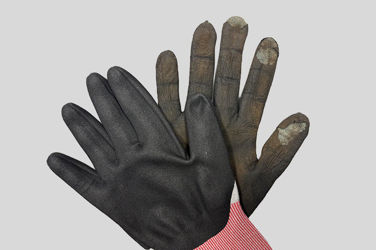 Comparison Chart of New and Old Nitrile Gloves