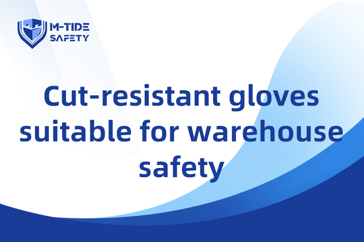 Cut resistant gloves suitable for warehouse safety